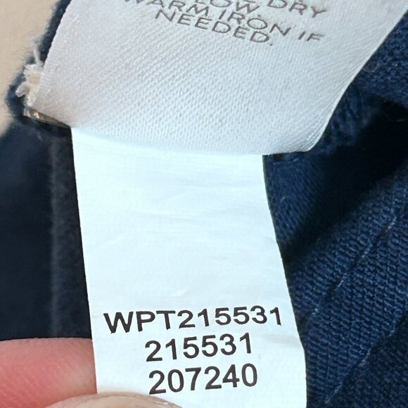 J. Jill High-Rise Cargo Cargos Women Size 4 | Navy Stretch Casual - Picture 6 of 11